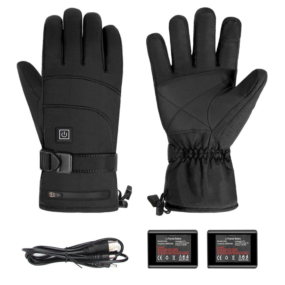 Heated Ski Gloves 