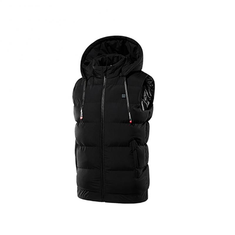 Heated Hooded Down Jacket 