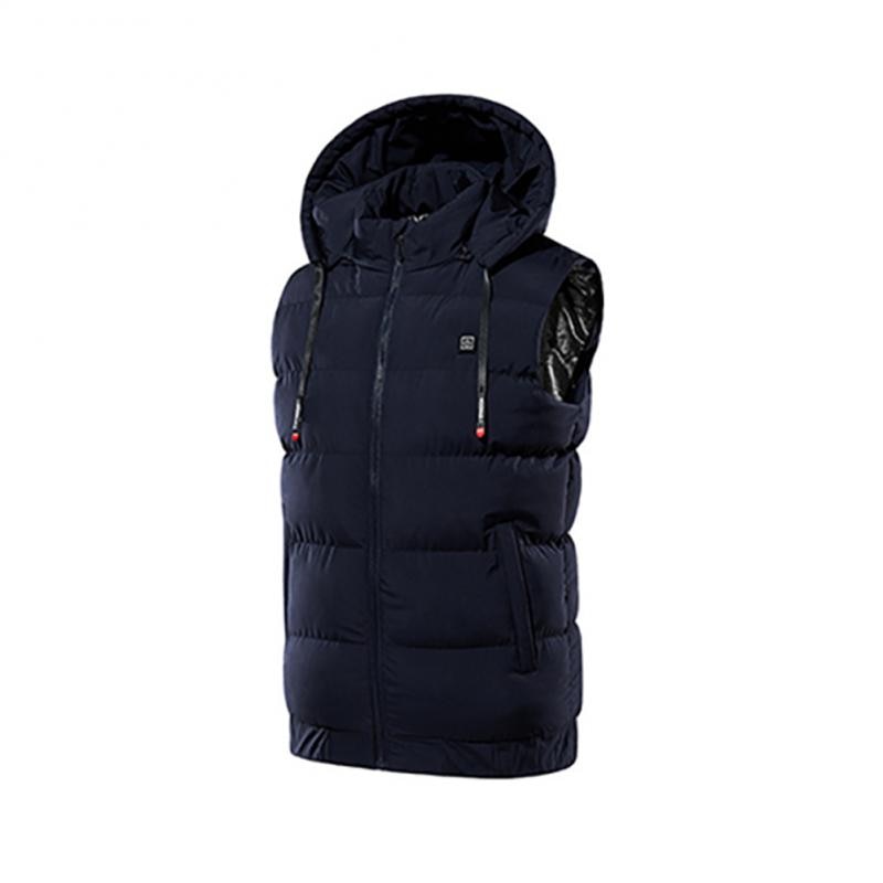 Heated Hooded Down Jacket 